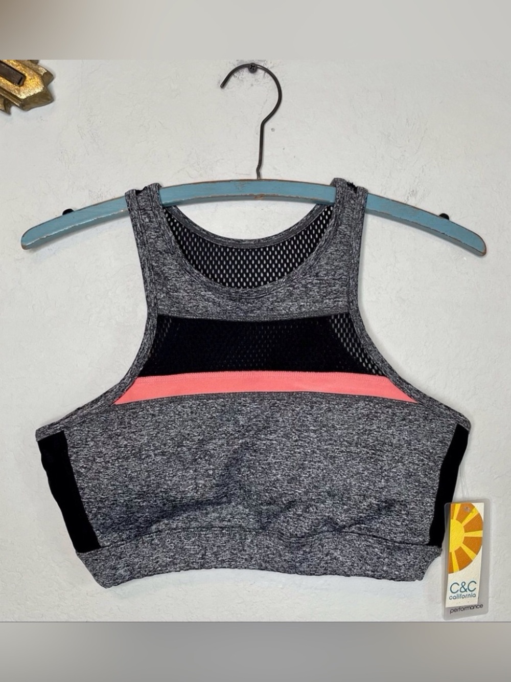 C&C California Mesh Panel Sports Bra